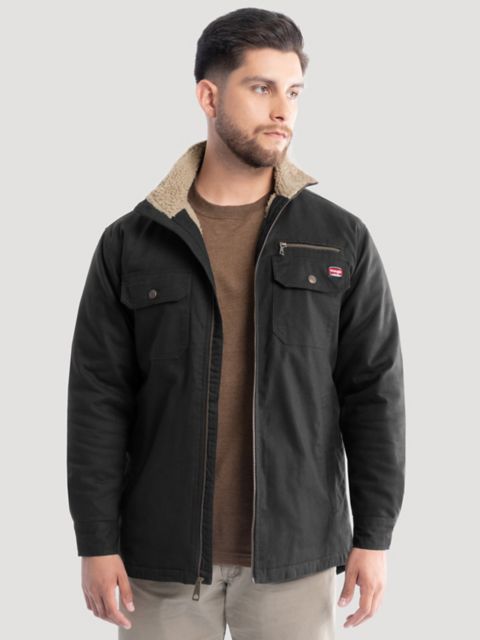 Мужские куртки Wrangler Men's Workwear Faux Shearling Lined Jacket