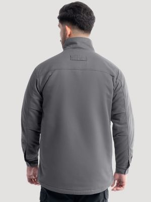 Men's Workwear Faux Shearling Lined Jacket