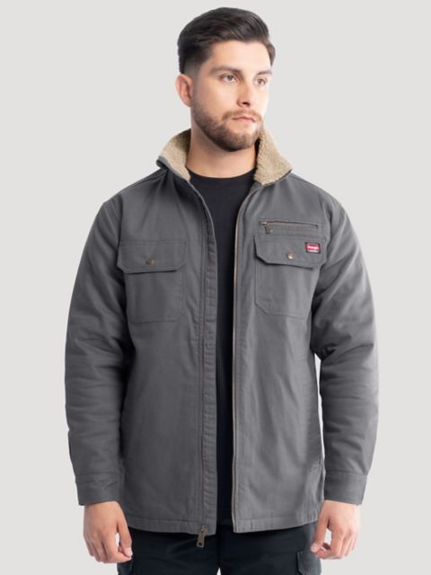 Мужские куртки Wrangler Men's Workwear Faux Shearling Lined Jacket