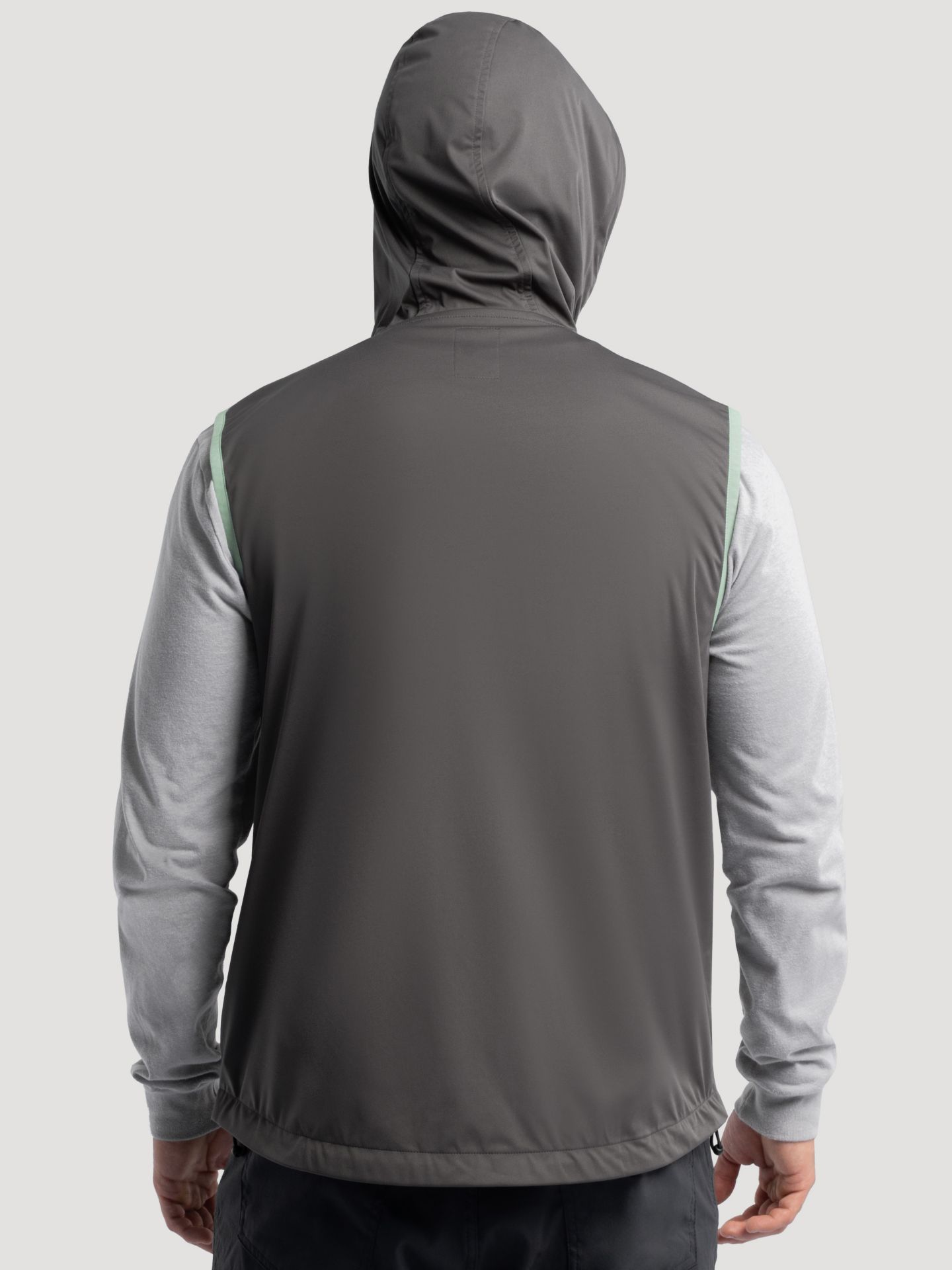 Мужской жилет Wrangler ATG™ Hooded Flex Vest, цвет: Угольный / Синий — фото 2