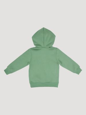 Wrangler Toddler Boy's Graphic Hoodie:Desert Green:4T alternative view