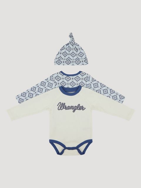 Детские аксессуары Wrangler Baby Bodysuits & Hat Set
