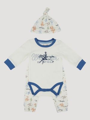 Wrangler Baby Bodysuit & Jogger Set