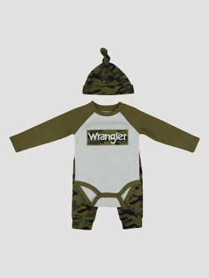 Wrangler Baby Bodysuit & Jogger Set