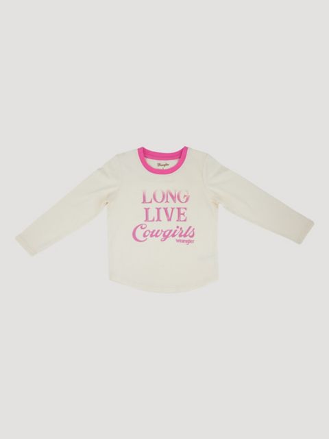 Детские футболки Wrangler Girl's Long Sleeve Graphic T-Shirt