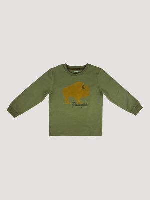 Wrangler Boy's Long Sleeve Graphic T-Shirt