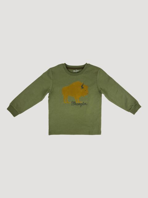 Детские футболки Wrangler Boy's Long Sleeve Graphic T-Shirt