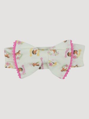 Wrangler Baby Girl Bodysuits & Bow Set