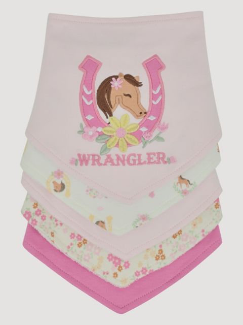 Детские аксессуары Wrangler Baby Girl's Bandana Bib 5-Pack