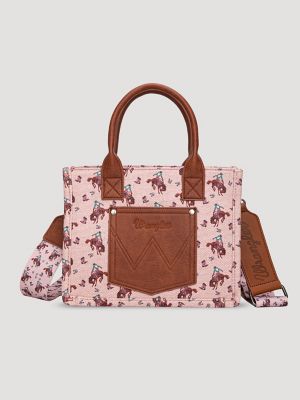 Rodeo Print Mini Tote in Pink