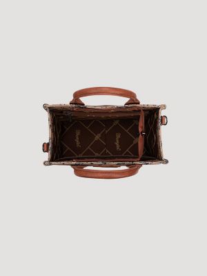 Rodeo Print Mini Tote:Brown:One Size alternative view 3