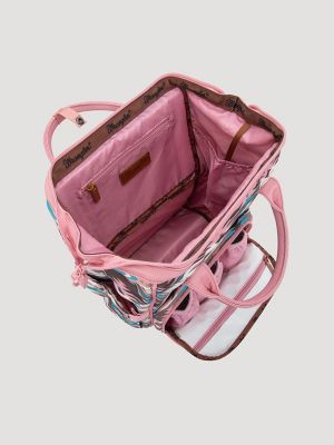 Southwest Print Backpack:Pink:One Size alternative view 4
