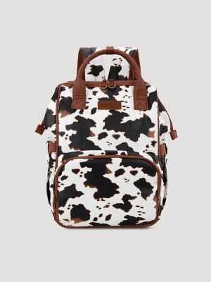 Cow Print Backpack
