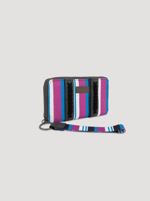 Brushpopper Stripe Mini Wristlet