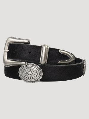 Women's Rope Edge Concho Belt