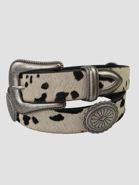 Женские ремни Wrangler Women's Cow Print Concho Belt