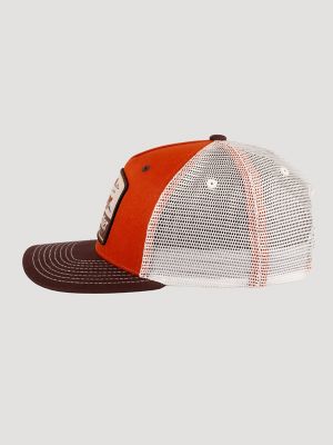 Rodeo Chase Trucker Baseball Cap:Burnt Orange:One Size alternative view 2