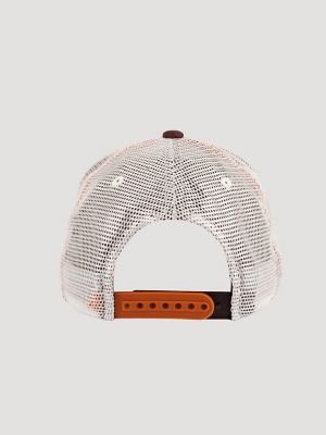 Rodeo Chase Trucker Baseball Cap:Burnt Orange:One Size alternative view 4