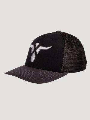 20X Trucker Baseball Cap:Black Charcoal:One Size main view