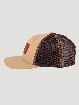 Logo Leather Patch Baseball Cap