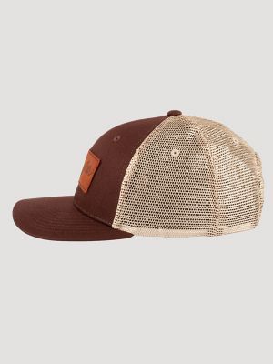 Logo Leather Patch Baseball Cap