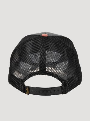 Stranger Things Fire Trucker Hat:Black:One Size alternative view 3
