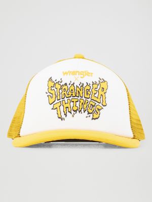 Wrangler x Stranger Things Logo Trucker Hat | Wrangler x Stranger