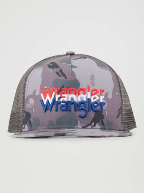 Мужские кепки Wrangler x Stranger Things Camo Trucker