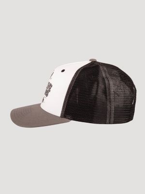 Trailhead Rodeo Baseball Cap in Black/White