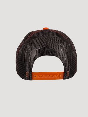 Trailhead Saloon Baseball Cap in Burnt Orange