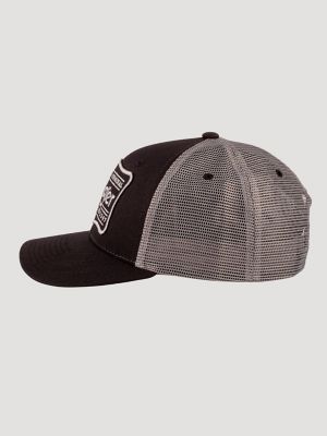 Trailhead Saloon Baseball Cap:Black & Grey:One Size alternative view