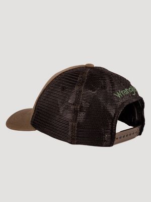 Women's Long Live Cowboys Baseball Cap in Olive Black