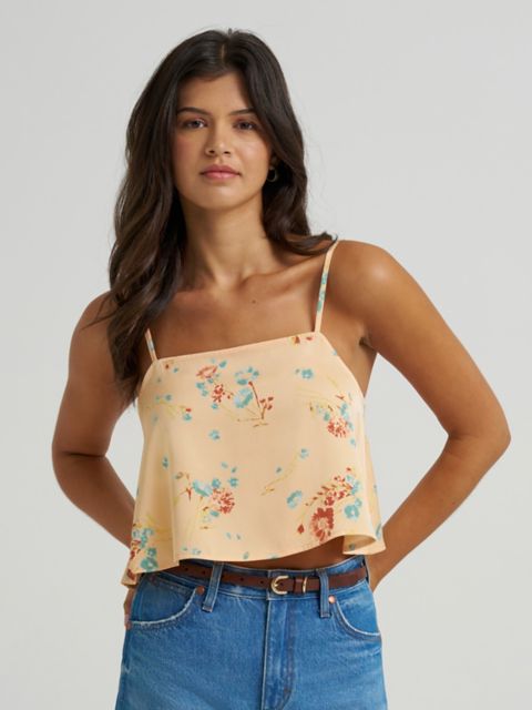 Женские футболки Wrangler Women's Flowy Crop Tank