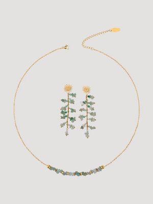 Beaded Necklace with Drop Earring Set from Wrangler - $23.97