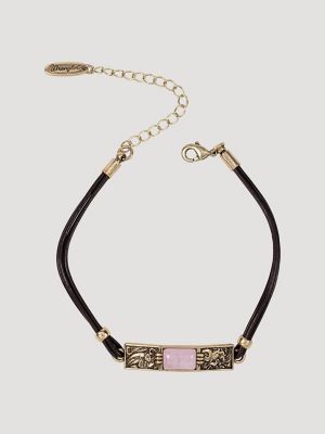 Center Stone Cord Bracelet from Wrangler - $11.97
