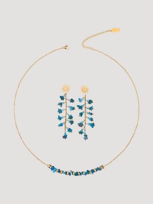 Beaded Necklace with Drop Earring Set from Wrangler - $23.97