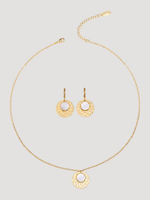 Disc Pendant Necklace with Earring Set from Wrangler - $23.97