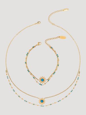 Pendant/Beaded Necklace/Bracelet Set from Wrangler - $23.97