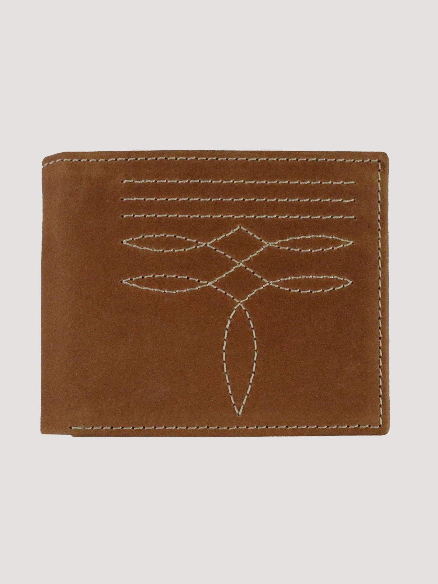 Мужские кошельки Wrangler Wallet/Belt Buckle Gift Set, цвет: Коричневый — фото 4