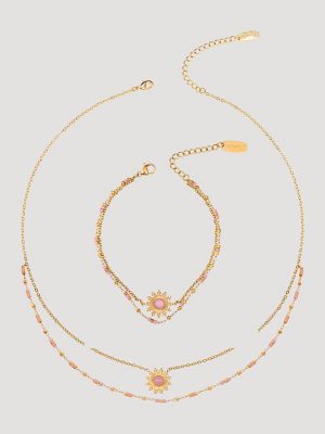 Pendant/Beaded Necklace/Bracelet Set from Wrangler - $23.97