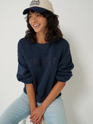Women's Logo Canyon Crew Pullover