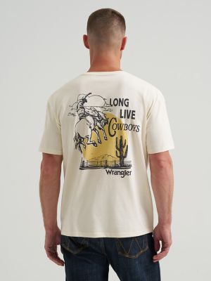 Soaring Cowboy Vintage Fit Back Graphic T-Shirt