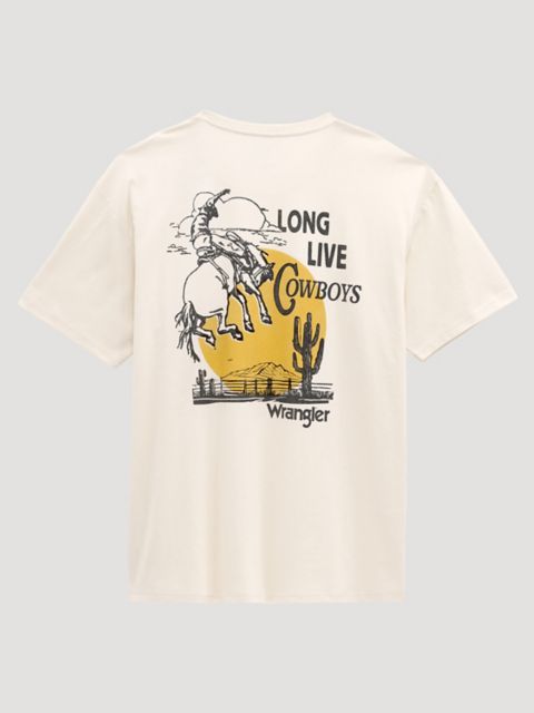 Мужские футболки Wrangler Soaring Cowboy Vintage Fit Back Graphic T-Shirt