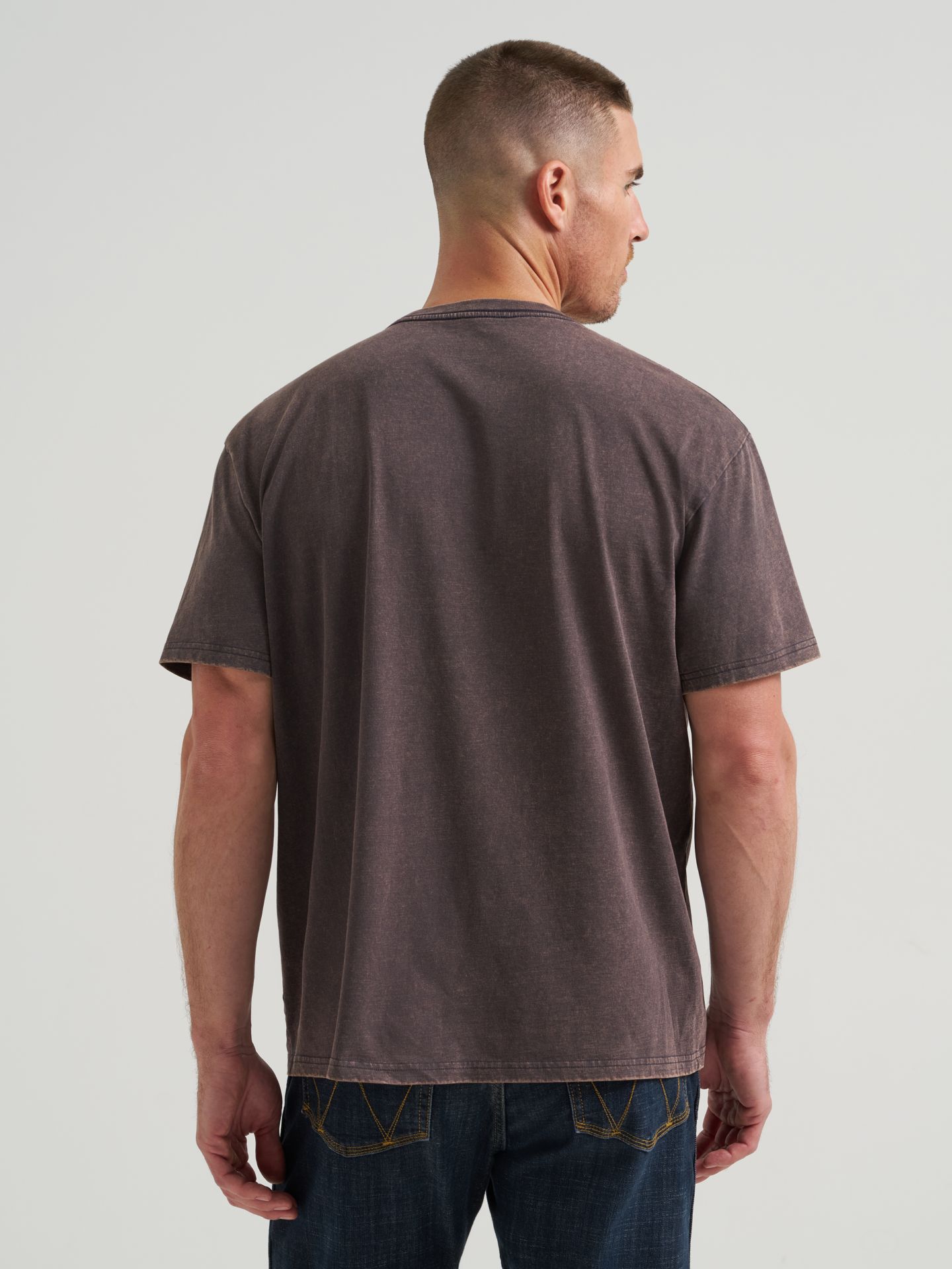 Мужская футболка Wrangler Wild Ride Vintage Fit Graphic, цвет: Призрачный варёный — фото 3