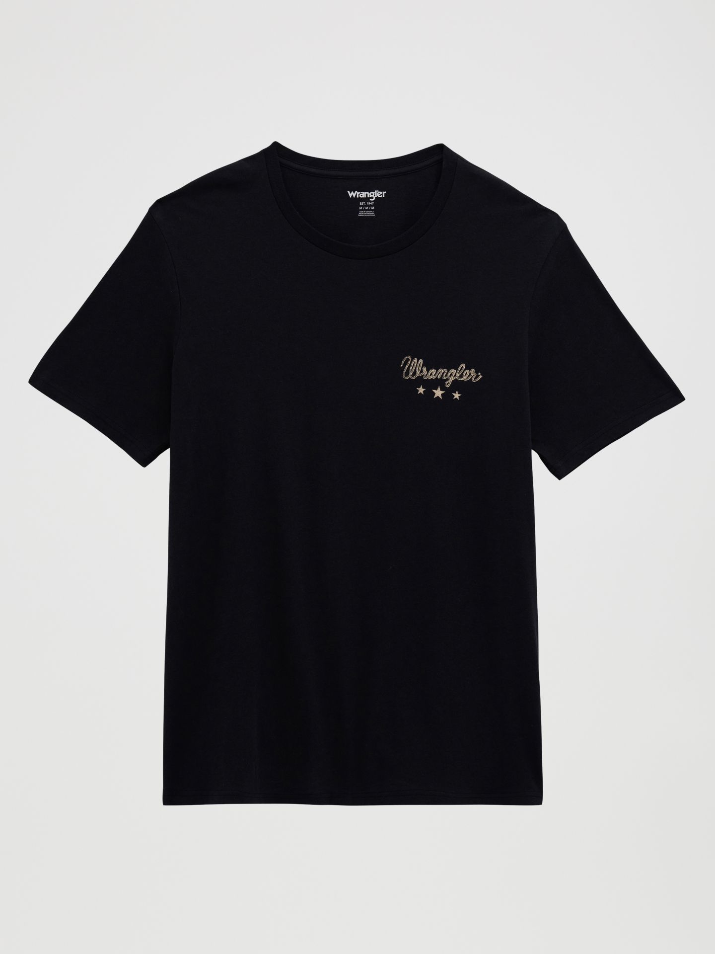 Мужская футболка Wrangler Vaquero Heritage Graphic, цвет: Угольно-чёрный — фото 1