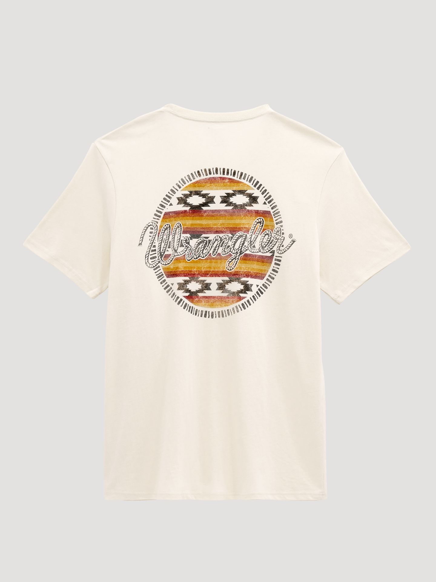 Мужская футболка Wrangler Golden Hour Southwestern Graphic, цвет: Состаренный белый — фото 3