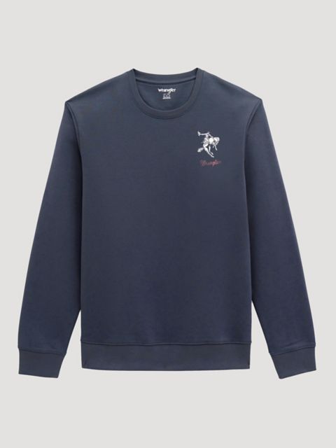 Мужские худи Wrangler Bucking Rider Graphic Fleece Sweatshirt