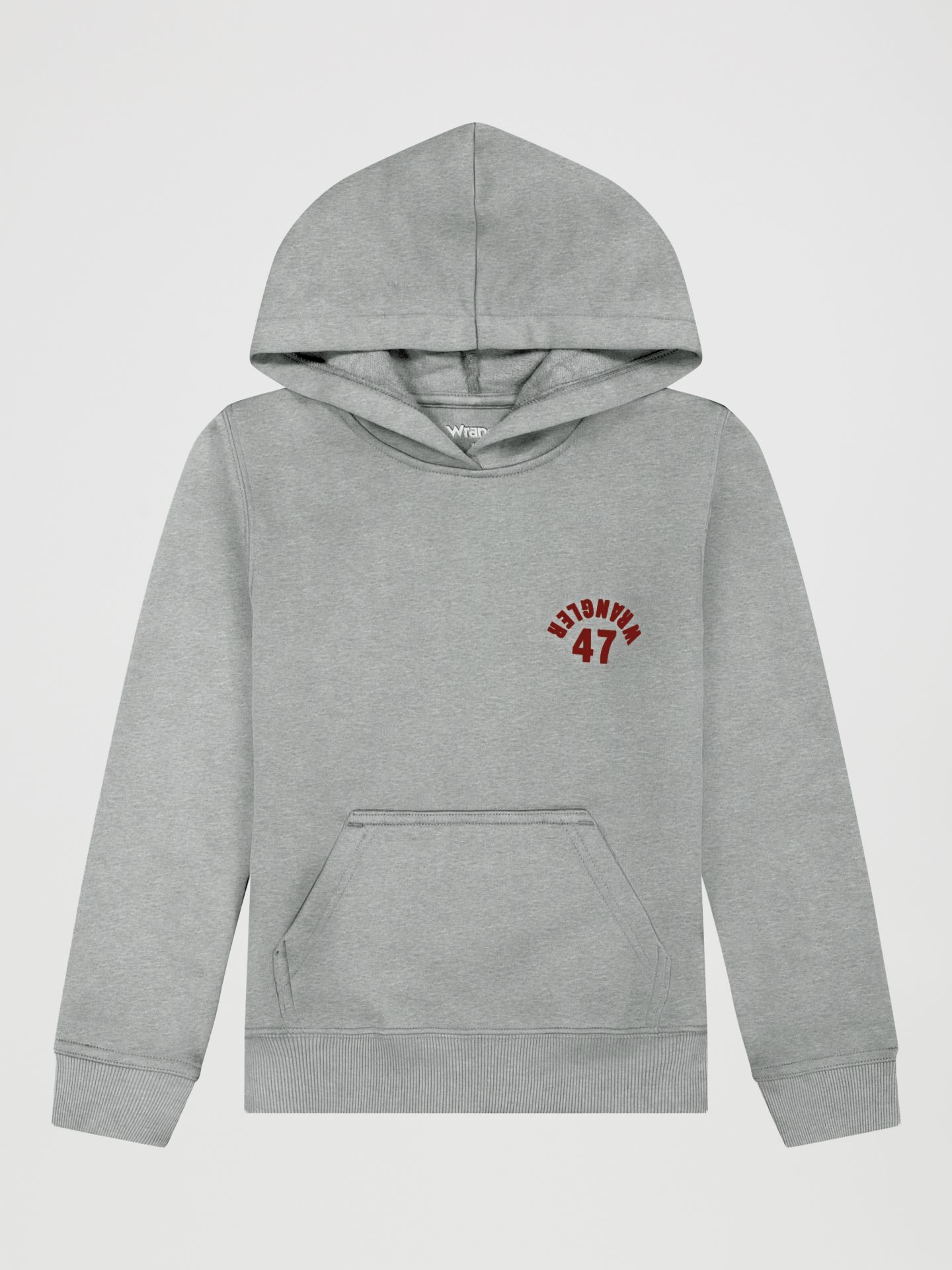Худи 47 Wrangler Logo Pullover для мальчиков, цвет: Серый — фото 1