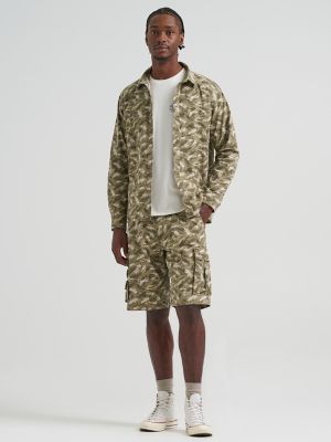 Men's Utility Camo Overshirt in Silverling Camo alternative view 3