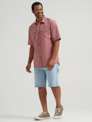 Men's Relaxed Stretch Poplin Shirt